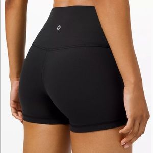 lululemon Align High-Rise Short 4 inch black 4” size 2